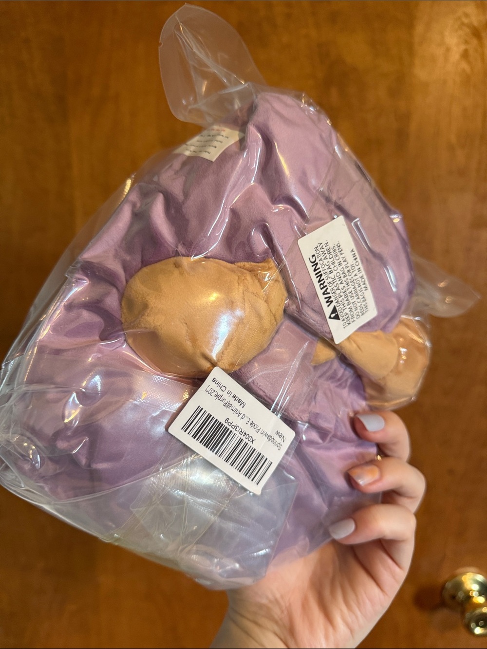 20" Purple Positive Eggplant Plush Toy Giftable - Picture 3 of 3